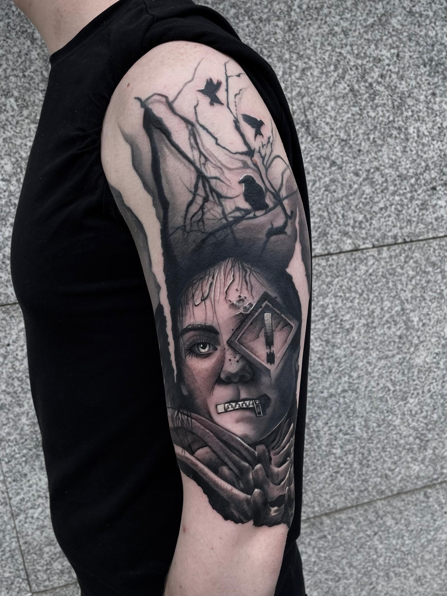 Crows & Portrait — Sleeve