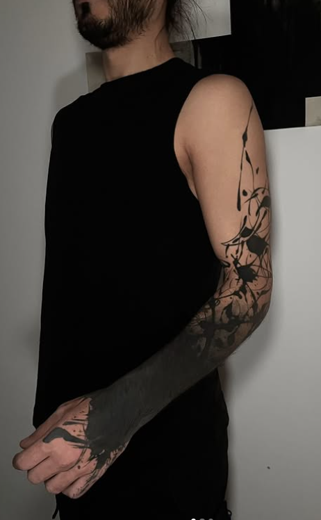 Ink Splatter — Sleeve