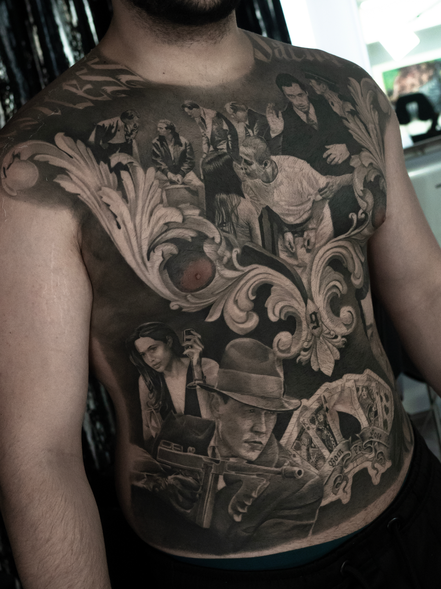 Cinema Noir — Chest & Stomach
